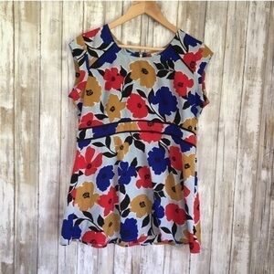 Motherhood Floral Maternity Blouse
